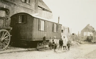 Children and Families in Post-World War I France, Lens, Pas-de-Calais, 1919